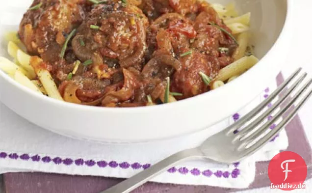 Lammfleischbällchen mit Rosmarin-Tomatensauce