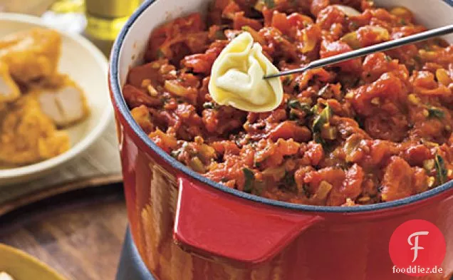 Tomaten-Kräuter-Fondue