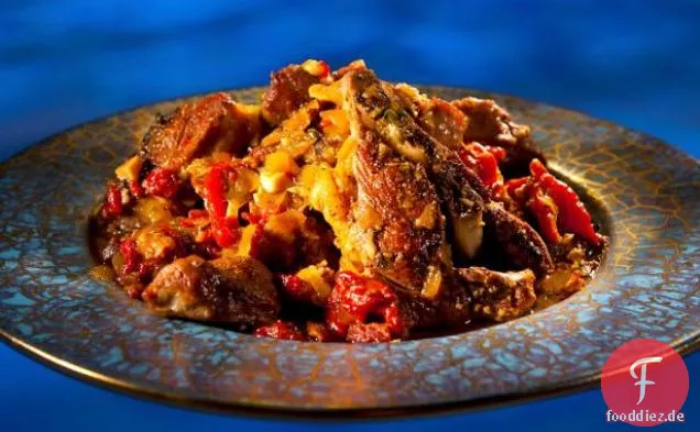 Neapolitanischer roter Pfeffer Schweinefleisch