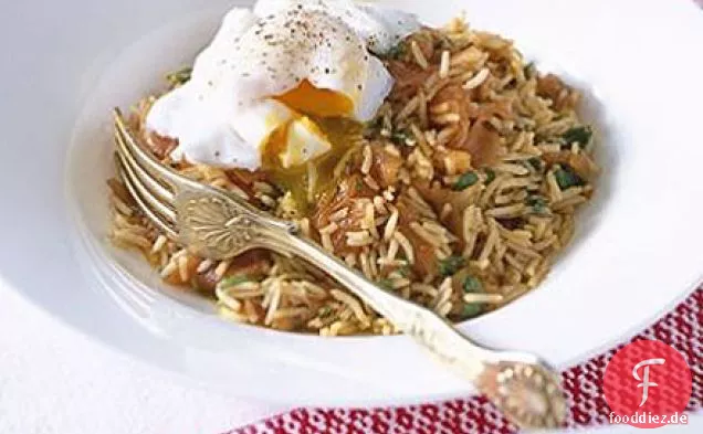 Geräucherter Lachs kedgeree