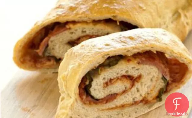 Schinken-Tomaten-Stromboli