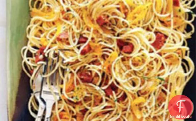 Rosmarin Aprikosen-Spaghettini