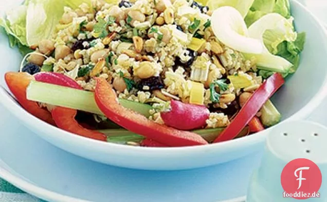 Knuspriger Kichererbsensalat