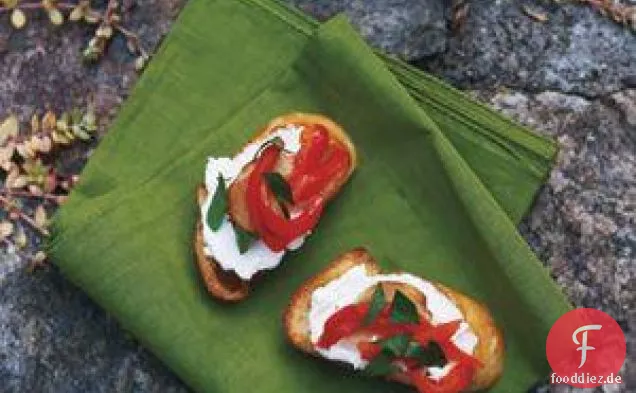 Greg Browns geröstetes Paprika-Crostini-Rezept