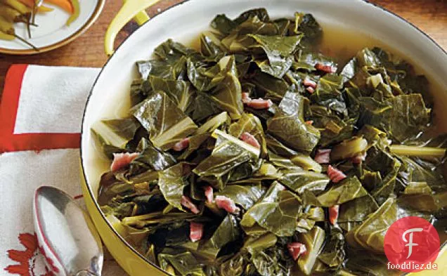 Altmodische Collard Greens