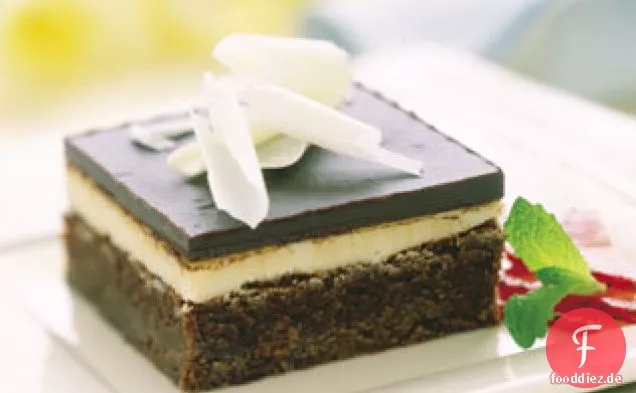 Schokoladen-Minze Brownie-Kuchen