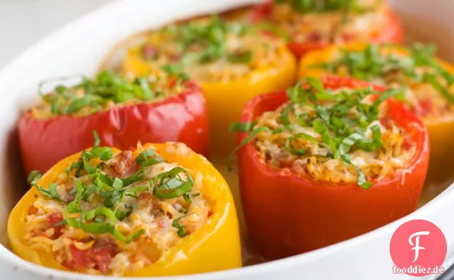 Orzo-gefüllte Paprika