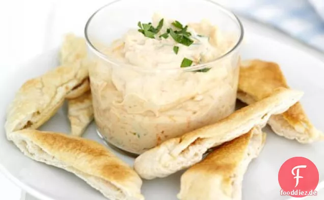 Karotten-hummus mit pitta Wasseramsel