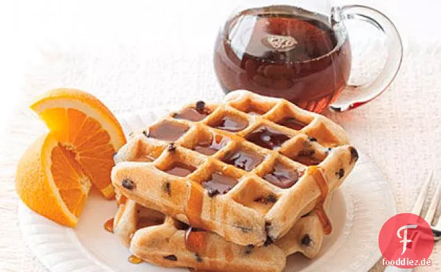Schokoladen-Chip-Waffeln