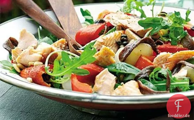 Gebratener Pfeffer & Lachsplatte