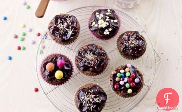 Chocolate-fudge-cupcakes