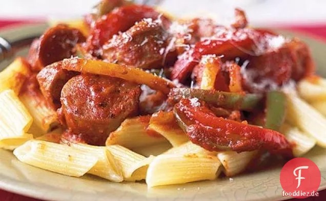 Wurst und Paprika