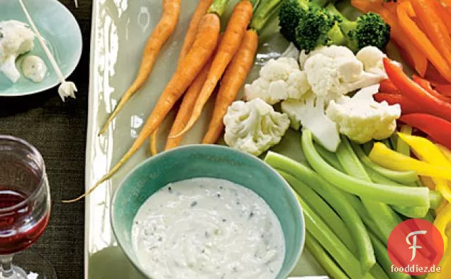 Cremiger Knoblauch-Kräuter-Dip