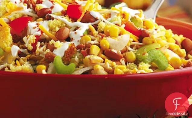 Daumen hoch Maisbrot Salat