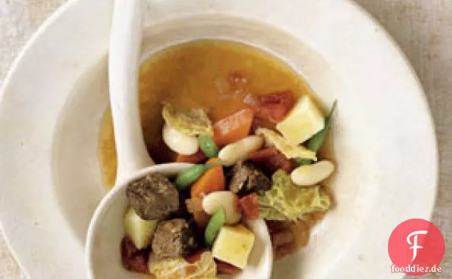 Chunky Rindfleisch und Gemüsesuppe