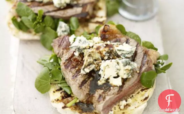 Steak & stilton bruschetta