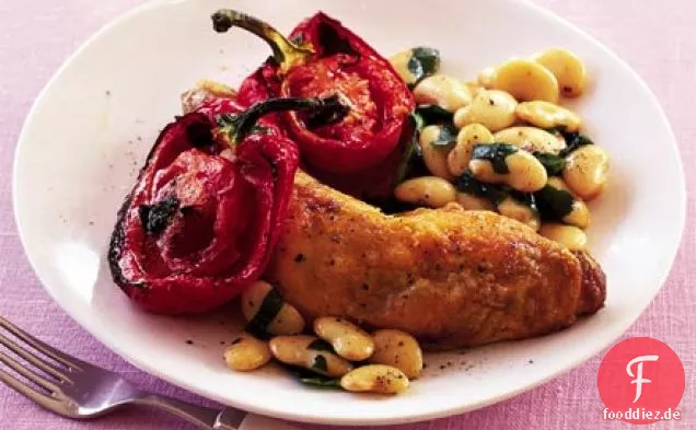 Ein-pan Sommer Huhn
