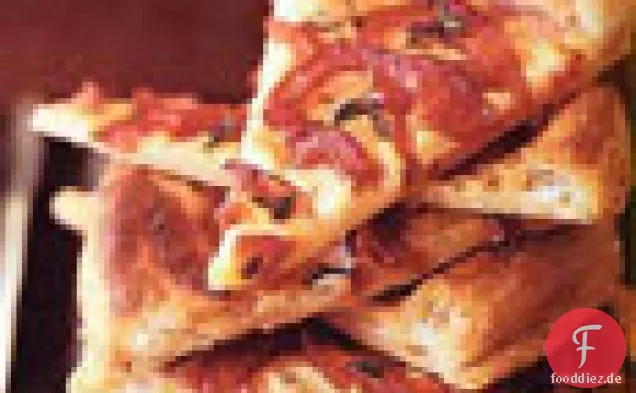 Rote Paprika und Boursin Törtchen