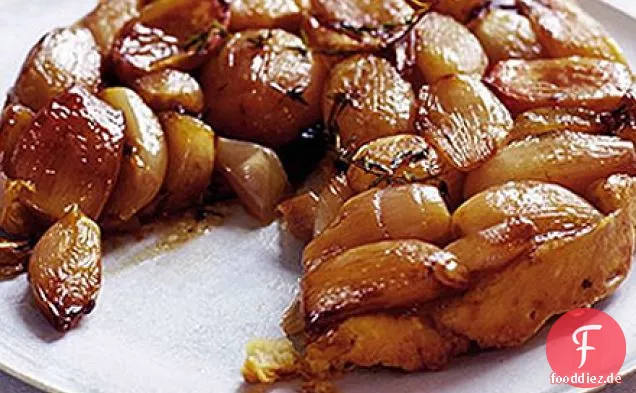 Schalotten tarte tatin