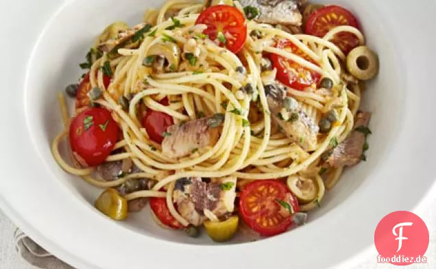 Sardine storecupboard spaghetti