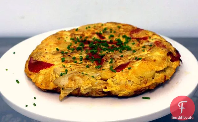 Kartoffel-Artischocken-Tortilla