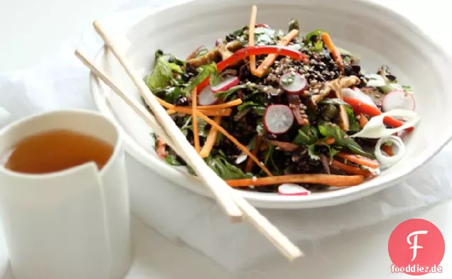 Schwarzer Reis-Sesam-Salat