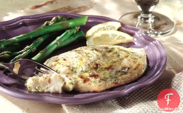 Gegrillter Zitronen-Dill-Fisch