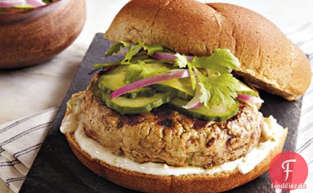 Asiatische Thunfisch Burger