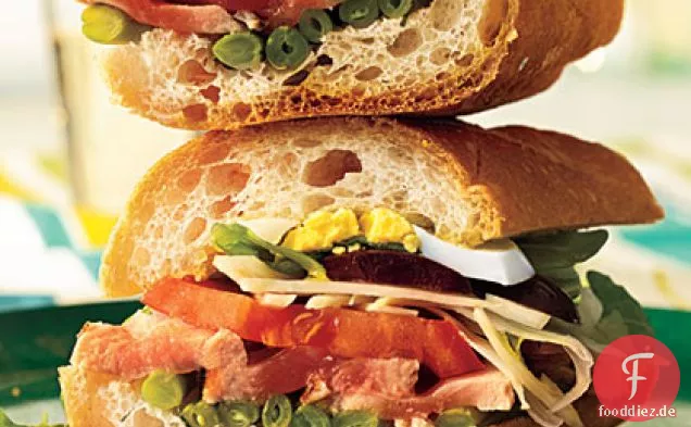Pan Bagnat (Niçoise-Salat-Sandwiches)