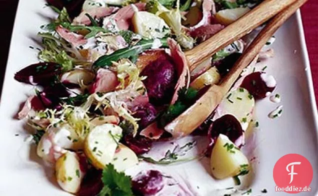 Schinken-Meerrettich-Salat