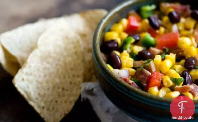 Mais Und Schwarze Bohnen Salsa