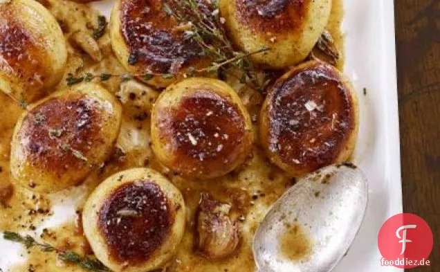 Cider fondant-Kartoffeln