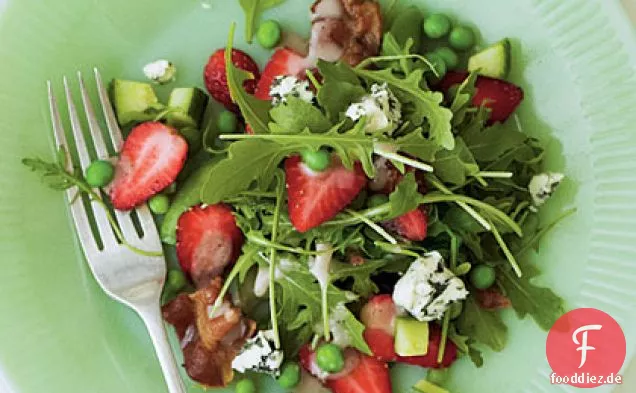 Frühlingsgarten Erdbeersalat