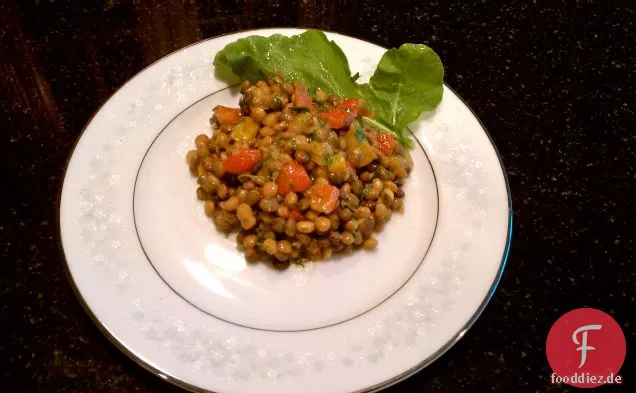 Linsen-Paprika-Salat