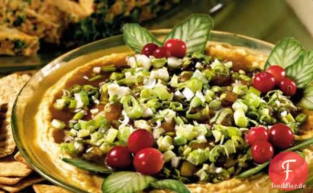 Chutney-glasierte Käsepastete