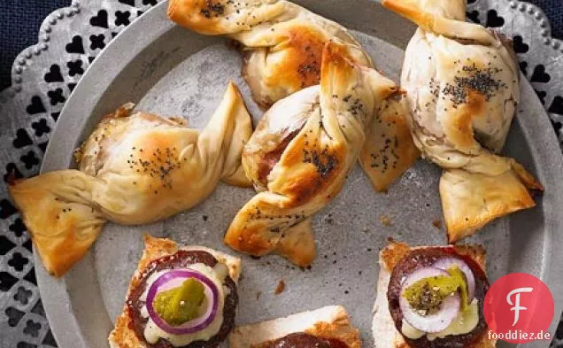 Brie & cranberry twists