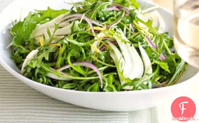 Spritziger Fenchel-Rucola-Salat