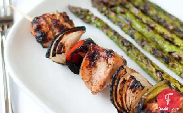 Griechisches Huhn Kabobs