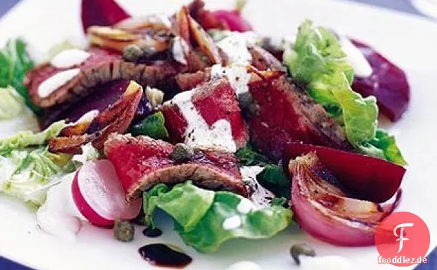 Rindfleisch & Rote-Bete-Salatplatte