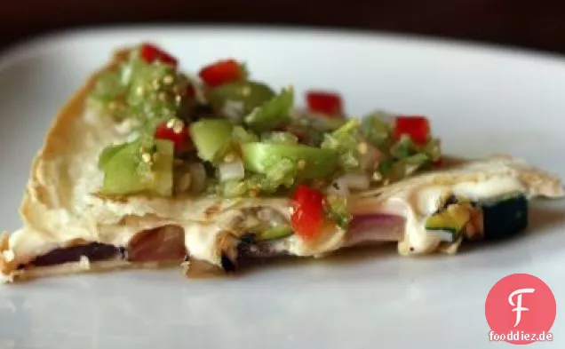 Gegrillte Gemüse-Quesadillas