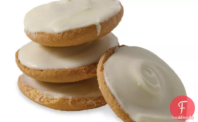 Weiße Schokolade und Marmelade Vanillewaffeln