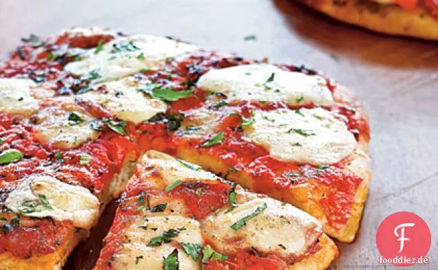 Kräuter-Käse-Pizza