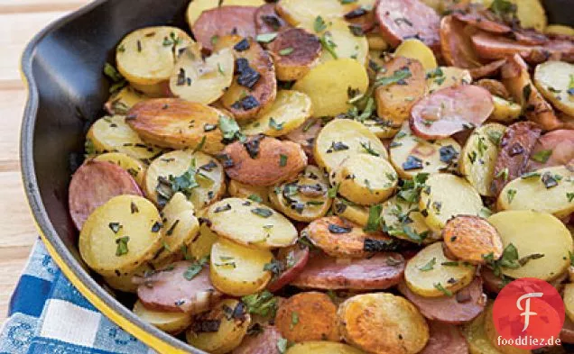 Hash Brown Fingerling-Kartoffeln Provençale
