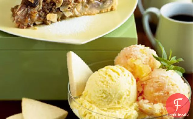 Rhabarbertarte mit brauner Butter Streusel