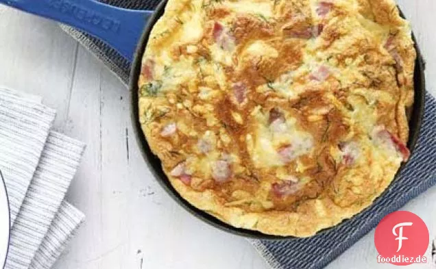 Käse & Schinken Souffléd Omelette