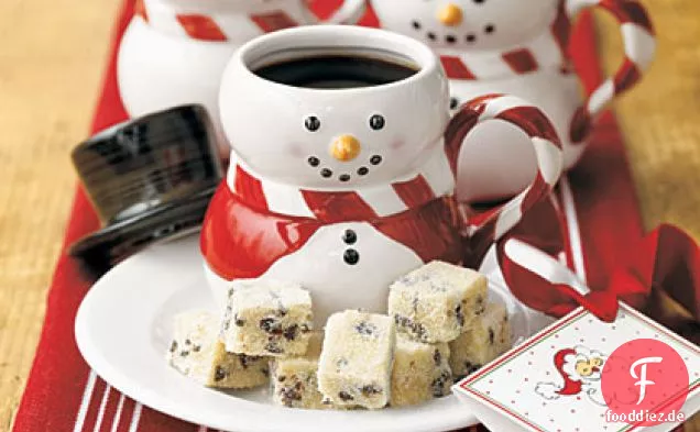 Schokolade-Kirsche-Zucker-verkrustete Shortbread