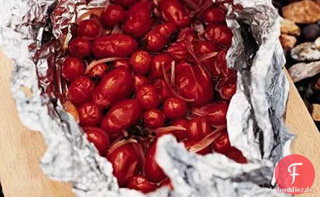 Geröstete Tomaten & rote Zwiebeln