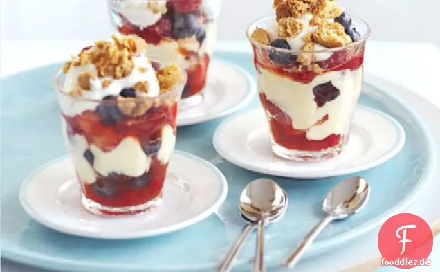 Berry crumble Töpfe