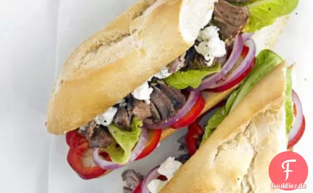 Griechische Lamm-baguette