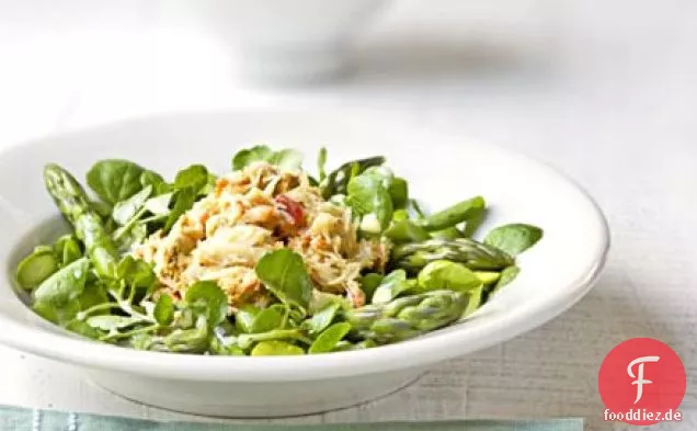 Krabben- & Spargelsalat mit echter Salatcreme